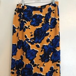 Yellow and Blue Skirt
